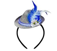 Mini cappello per capelli Oktoberfest, cerchietto da donna per costume tradizionale bavarese