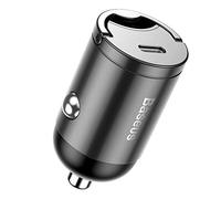 MINI CARGADOR DE COCHE BASEUS VCHX-B0G TINY STAR USB-C QC 4.0+ PD 30W (GRIS)