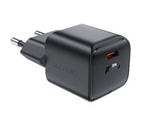 Mini caricabatterie da parete GaN PD 20W USB-C nero