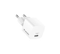 Mini caricabatterie Verbatim GaN USB-C 20W (bianco)