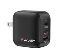 Verbatim Mini GaN Charger 70W Universale Nero AC Ricarica rapida Interno