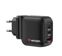 Verbatim Mini GaN Charger 70W Universale Nero AC Ricarica rapida Interno