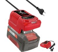 Mini caricatore per Einhell 18 V Power X-Change Batteria | 220 V per Einhell 18 V PXC caricabatterie, spina europea, mini caricatore di ricambio 18 V Power X-change