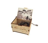 Mini carillon musicale Elvis Presley di TheLaser'sEdge con scritta ""Can't Help Falling in Love"", regalo per donne e uomini, compleanno, Natale, f