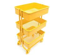 Mini carrello di rotolamento, Rack di stoccaggio del pavimento del carrello con la ruota, Unità di stoccaggio dei cassetti piccoli, Organizzatori del cassetto, Scaffale di mobili in miniatura delle