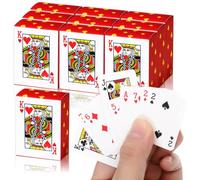 Mini carte da gioco, 10 pezzi, mini mazzo di carte da gioco in miniatura da viaggio