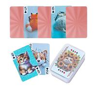 Mini Carte Da Gioco - Gioco Da Tavolo Impermeabile, Set Di Giochi Di Poker Compatto Da Viaggio | Biglietto Leggero Per Feste In Famiglia Per Bambini, Adolescenti, Adulti, Maghi, Giocatori, Collezionis