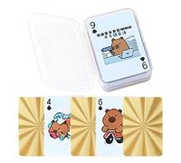 Mini carte da gioco - PVC mini compatto impermeabile | divertente gioco di poker con giochi di festa, intrattenimento di viaggio, pratica della magia | raduni, campeggio, bar, eventi tematici