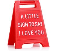 Mini cartello decorativo per San Valentino, anniversario, romantico, con scritta "I Love You", simpatica idea regalo per compleanno, Natale, matrimonio, per fidanzata, moglie, fidanzata
