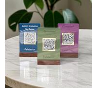 Mini cartello personalizzato con codice QR personalizzato per affari, scansione per pagare, multi Venmo, Instagram, app social media, in acrilico, per saloni di bellezza, parrucchieri,