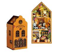 Mini casa delle bambole in legno 3D con LED, kit fai da te in miniatura e mobili per casa delle bambole, idea creativa per la stanza per San Valentino e compleanno (Neil's Workshop)