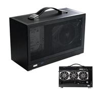 Mini Case Di Computer ITX-Chassis Desktop Ultra-compatto, Custodia Per PC Portatile A Forma Di Forma Piccola, Alloggiamento Del Computer Leggero | Build Di Giochi E Home Office, Studente E Singoli Use