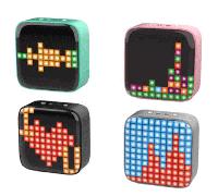 Mini Cassa Speaker altoparlante bluetooth RGB effetti Portatile LED Pixel art
