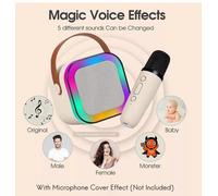 MINI CASSA SPEAKER BLUETOOTH RGB RICARICABILE CON MICROFONO WIRELESS PER KARAOKE