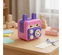 Mini Cassaforte per Bambini Idea Regalo Salvadanaio a Forma di Cartone Animato