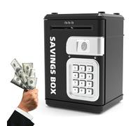 Mini Cassaforte per | Salvadanaio Giocattolo con Password - Cassa divertente per l'educazione finanziaria, gioco di ruolo, scuola, università, gestione del denaro tascabile, regalo per ragazzi & fill