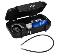 Mini Cassaforte Portatile con Combinazione, Cassetta per chiavi di Sicurezza da Viaggio con Corda Metallica Rimovibile, Cassaforte con Combinazione Numeri per Spiaggia, Sampeggio, Casa, Ufficio