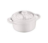 Mini Cocotte 10 cm Bianca in Ceramica