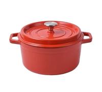 Mini casseruola smaltata da 14 cm, colore rosso, perfetta per cucinare, tè e piccole porzioni sotto 1 litro, essenziale per la cucina durevole ed elegante