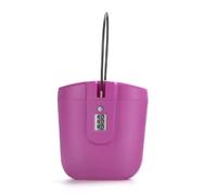Mini cassetta di sicurezza portatile da viaggio con serratura a combinazione a 3 cifre, piccola cassaforte per telefono, denaro e oggetti di valore (rosa)