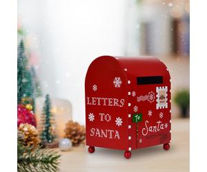 Mini cassetta postale decorativa natalizia per la porta d'ingresso del