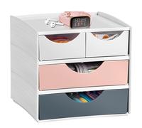 Mini Cassettiera MyCube 3-211 Mineral CEP - 18,6x18,5x17,5 cm - 2+2 Cassetti - 1