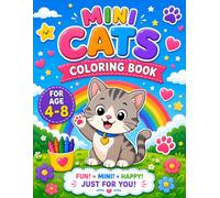 Mini Cats Coloring Book