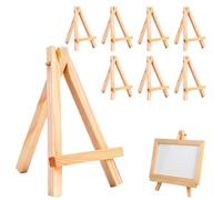 mini cavalletti in legno da tavolo 8 pezzi cavalletto pittura piccolo 15x8 cm supporto per tele decorazioni feste fai da te disegno arte esposizione fotografie