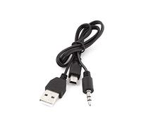 Mini Cavo Usb Ad Alta Velocità Usb Audio Usb 2, 0 Mini Usb Maschio 3.5mm Av Connettore 2 Maschio A Cavo Audio Per Il Trasferimento E La Ricarica Robusto E Pratico Intelligente Moda