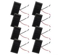 Mini celle solari portatili, 5 V, 60 mA, per progetti fai da te, design leggero per piccoli dispositivi elettronici ed energie rinnovabili (1 pezzo)