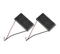 Mini celle solari portatili, 5 V, 60 mA, per progetti fai da te, design leggero per piccoli dispositivi elettronici ed energie rinnovabili (5 pezzi)