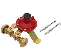 MINI CENTRALINA 2 BOMBOLE staffa REGOLATORE DA 7 KG SENZA FLESSIBILI GAS GPL
