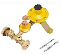 MINI CENTRALINA 2 VIE BOMBOLE GAS GPL 1° STADIO E 2° STADIO 4KG FLESSIBILI