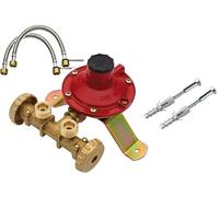 Mini Centralina Con Flessibili Attacco 2 Bombole Gpl Con Regolatore Da 4 Kg