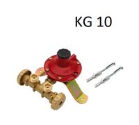 MINI CENTRALINA GAS CON REGOLATORE 2 ATTACCHI BOMBOLE GAS GPL PROPANO 10 kg