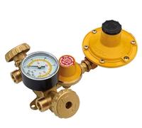 Mini Centralina Manometro Y 2 Bombole Gas Gpl 1 Stadio 8-12kg 2 Stadio 4kg