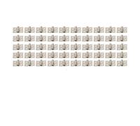 Mini cerniera in ottone da 50 pezzi for accessori for scatole for porte di piccole dimensioni 8 * 10mm cerniere decorative for gioielli(Silver)