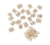 Mini cerniere for mobili, accessori for, piccole porte decorative for portagioie, 8 mm*10 mm(With Screw)