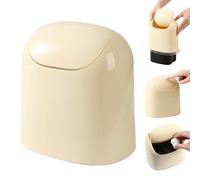 Mini Cestino - Mìni Cèstino Da Tavolo | Pattumiera Dà Scrivania, Contenitore Compatto D́a 1,5 Litri Con Coperchio (1 Unità) Còntenitore Multiuso, Coņtenitore Per Rifiuti Pèr Piccola Camera Dä Di