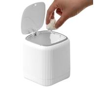 Mini Cestino Per Scrivania,Contenitore per la Raccolta Differenziata dotato di Coperchio,Cestino Da Piano Di Lavoro - Per la lavanderia, bagno, cucina, casa, auto, officina, dormitorio e toeletta