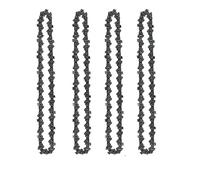 Mini Chainsaw Chain 1/4" Pitch .043" Gauge 28/37/48 DL Electric Chainsaw Chain Guide Plate 4/6/8 Inch Saw Blade Pruning Chain(6 inch chain 4PC)