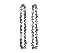 Mini Chainsaw Chain 1/4" Pitch .043" Gauge 28/37/48 DL Electric Chainsaw Chain Guide Plate 4/6/8 Inch Saw Blade Pruning Chain(8 inch chain 2PC)