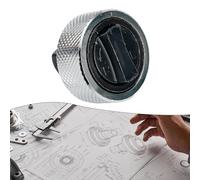 Mini chiave a bussola a cricchetto, strumento tascabile compatto in acciaio intero con manico a cricchetto reversibile, design a dito di dimensioni del palmo, attacco da un quarto di pollice, tre