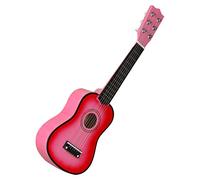 Mini chitarra acustica a 6 corde, 53,3 cm, strumento musicale, regalo rosa