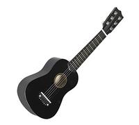 Mini chitarra acustica a 6 corde da 53,3 cm, strumento musicale regalo nero, 53,3 cm