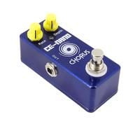 Mini chitarra chorus effettore chitarra coro pedale elettrico effetto chitarra pedale vero bypass in lega di zinco shell dc 9v 6.35mm di uscita di input interfaccia profondità 2