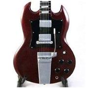 Mini chitarra da collezione replica artisti anni settanta