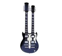 Mini Chitarra Jimmy Page Nero Doppio Collo
