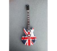 Oasis - Mini Guitar Collection - Mini Chitarra Da Collezione Replica In Legno -Oasis - Noel Gallagher - Union Jac