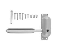 Mini Chiudiporta Automatico A Molla Grigio, Fermaporta Di Sicurezza Antincendio Regolabile For Interni Ed Esterni Stabile, Basso Rumore